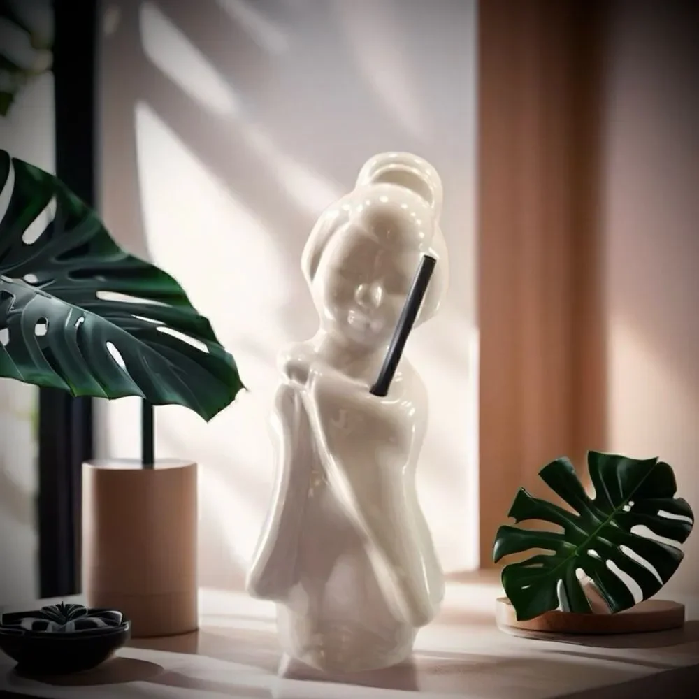 Ceramic Geisha Girl Tiki Mug